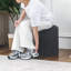 Repose-pieds rond avec rangement de 16,9 pouces de hauteur-138814093