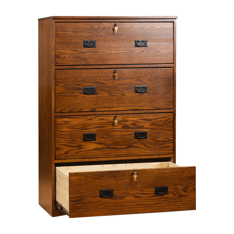 Mission Lateral 4- Drawer File Cabinet
