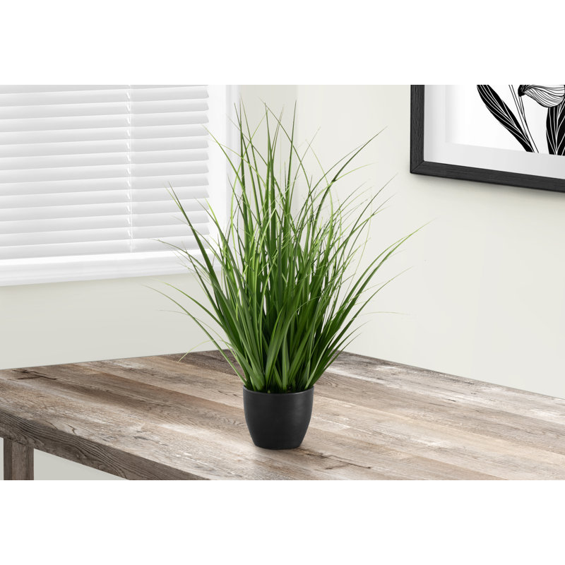 Pot 22,5 po Faux Grass Plant en polypropylène (PP)