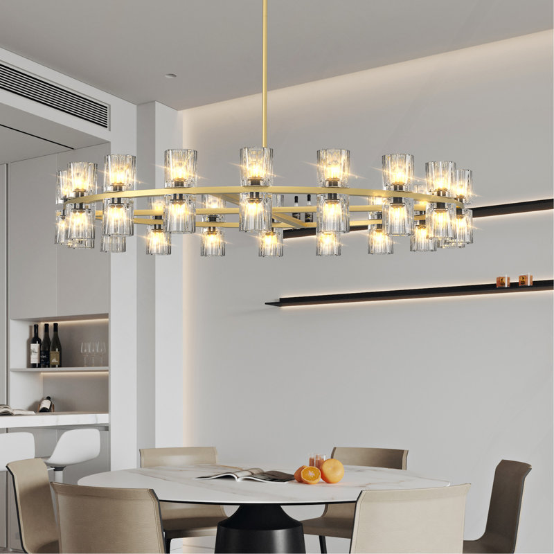 Luminaire rond moderne 36 po
