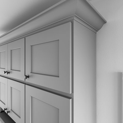Armoire de cuisine en bois massif prête à assembler