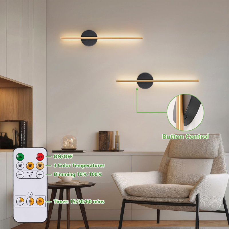 LED Candle Wall Light