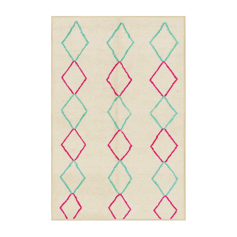 Abstract Indoor Rug, Rectangle 5' x 8'