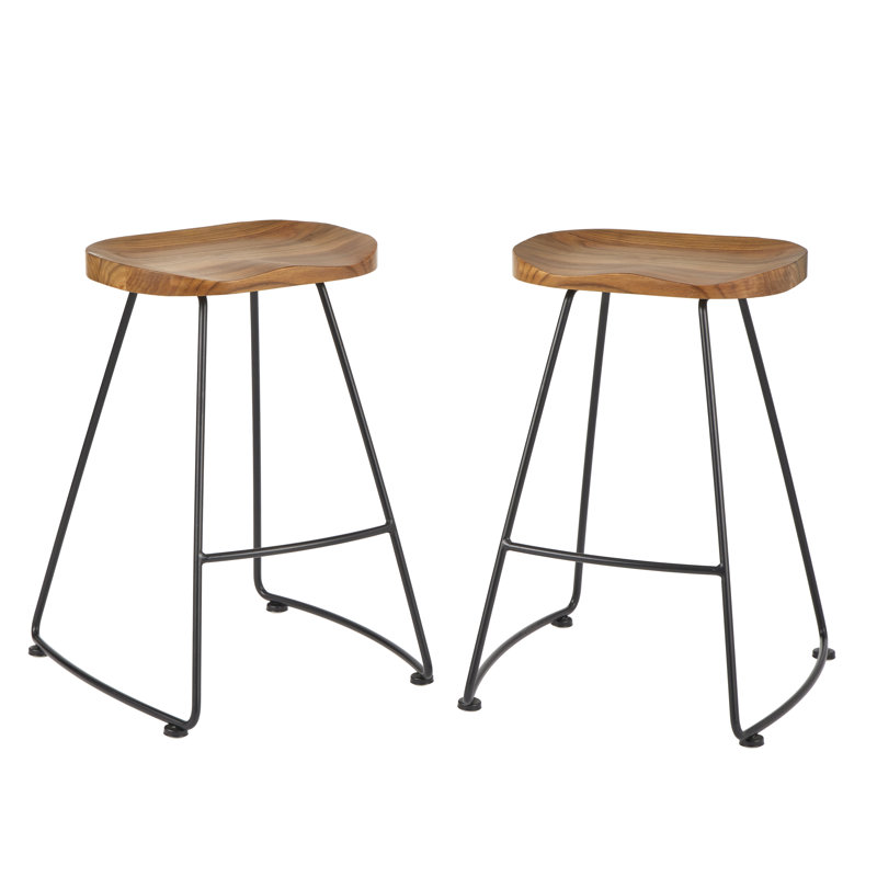 Bussard Bar & Counter Stool, Natural, Counter Stool (24.5" Seat Height)