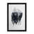 Black Floater Framed