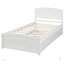 Lit plateforme simple avec lit gigogne