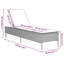  Méridienne de patio en rotin PE standard gris réglable en hauteur-1505574166-1505574162