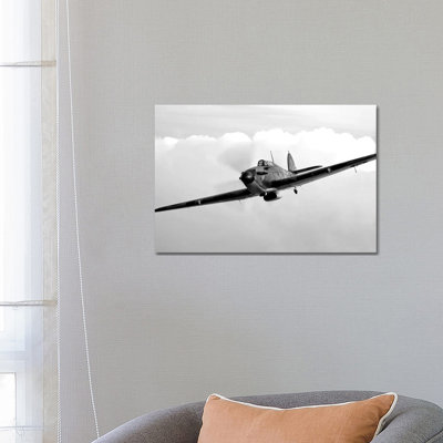 A Hawker Hurricane Aircraft In Flight by Scott Germain - Wrapped Canvas Gallery-Wrapped Canvas Giclée
