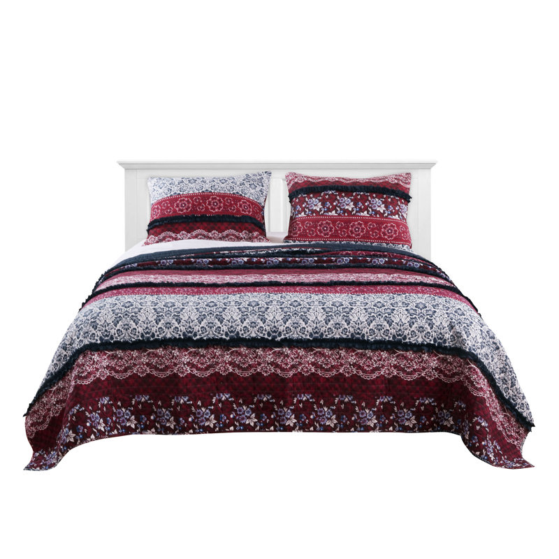 Monroe Reversible Quilt Set, Twin/Twin XL Quilt + 1 Sham