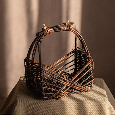 Artisan Willow Carry Basket