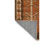 Tapis botanique brun lavable à la machine-347495123
