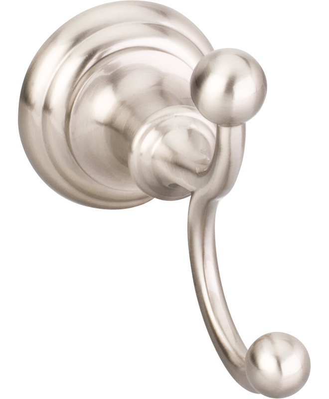 Fairview Wall Mounted Robe Hook, Satin Nickel