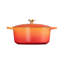 Le Creuset Signature Round Dutch Oven With Crucible Knob, 7.25 Qt. - Flamme Dorée-631028618