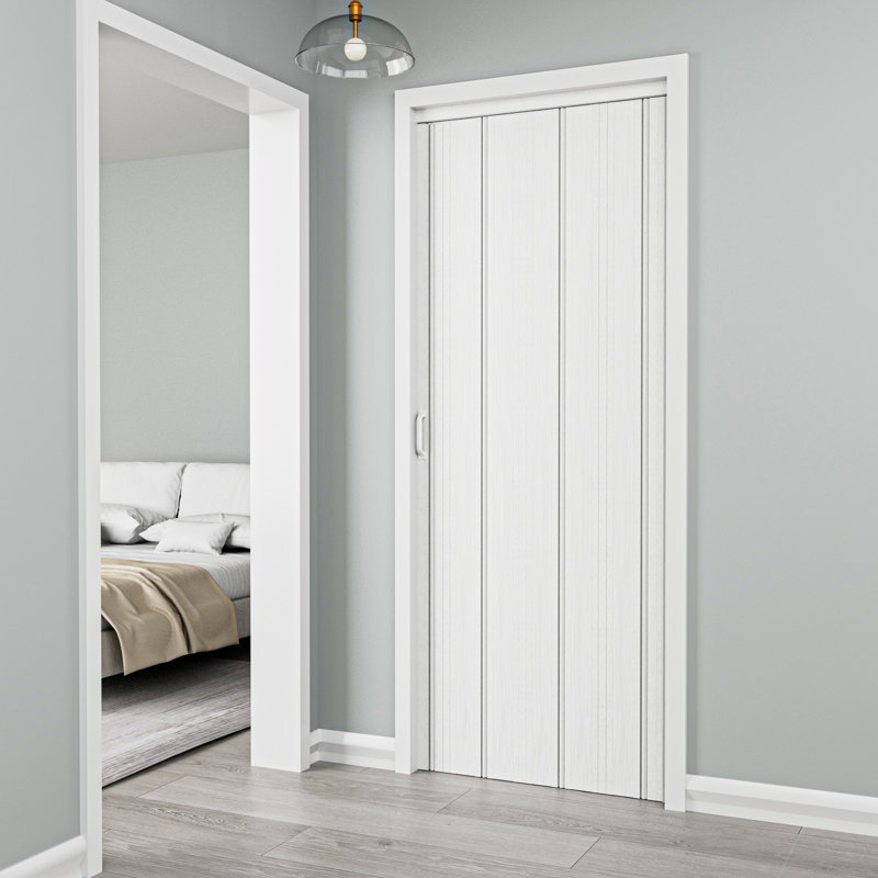 80“ Panelled PVC/Vinyl Accordion Door