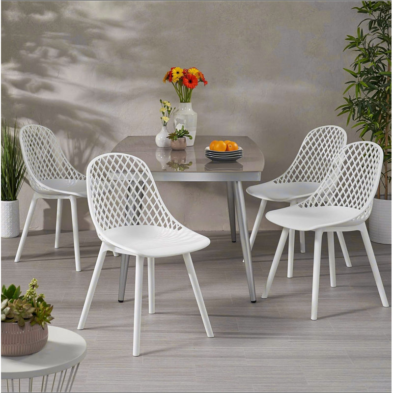 Chaise Lily (ensemble de 4), Blanc