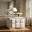 Table de chevet 1 pièce Beige-1544574617