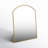 Pemberley Arched Metal Framed Standing Mirror