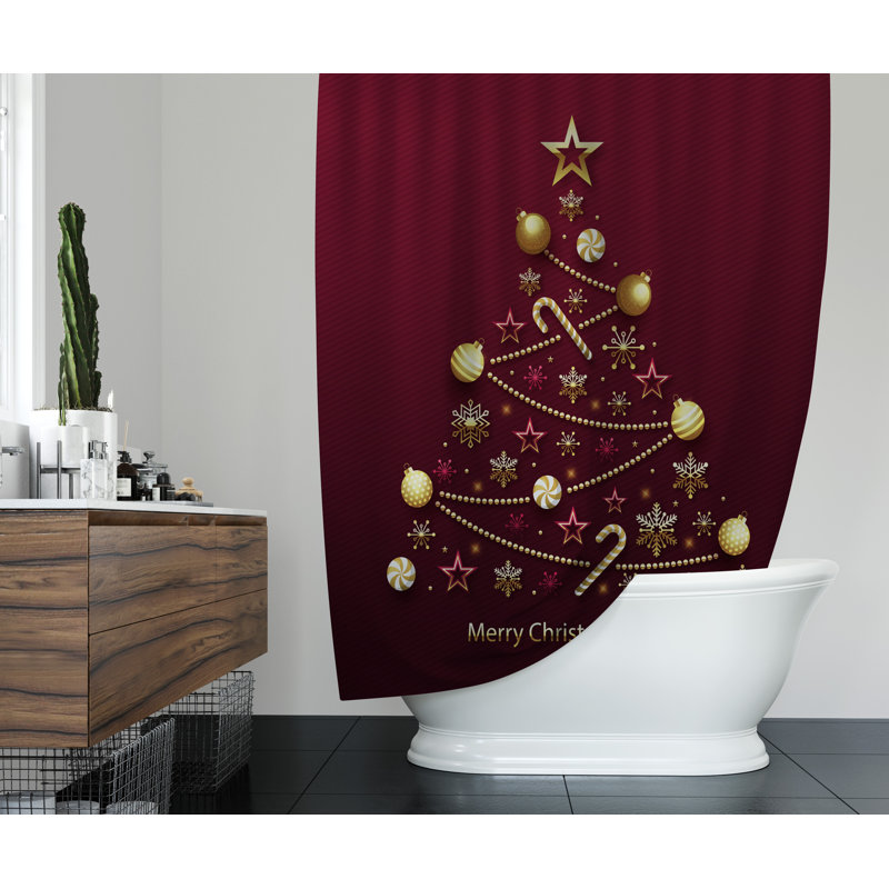Rideau de douche simple, H 90 po x l 70 po