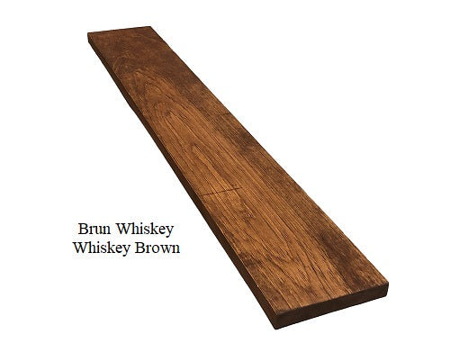 La Grange Wood Shelf  36''L x 6''W x 1''H Whiskey Brown, 1" H x 36" W x 6" D