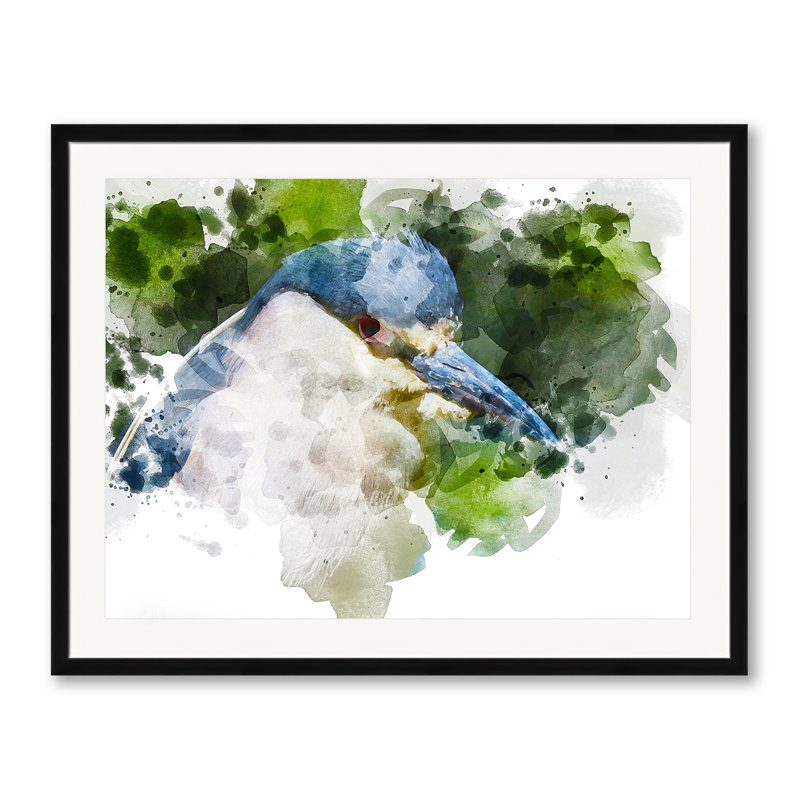 Bird 9904 Print by Chamira Young, Black Framed Paper, 25.25" H x 31.25" W
