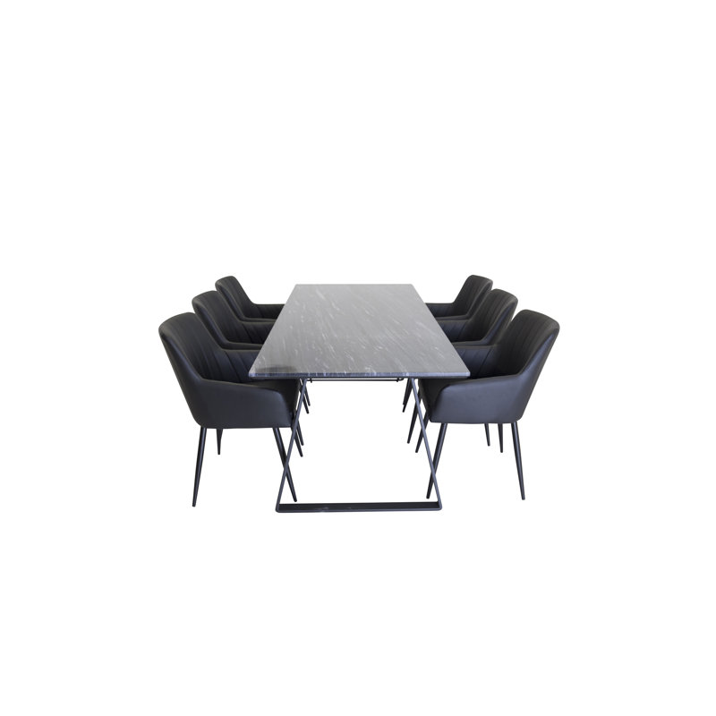 Steven 6 - Person Dining Set