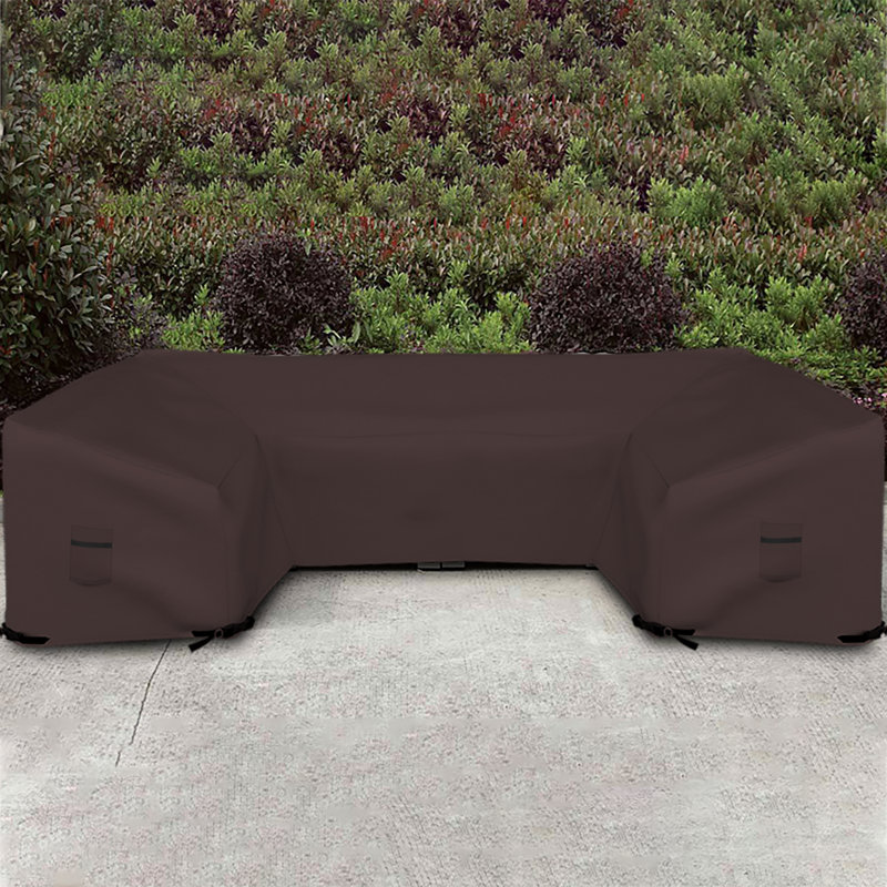 Outdoor Cover, 83.8cm H x 228.6cm W x 76.2cm D, Coffee