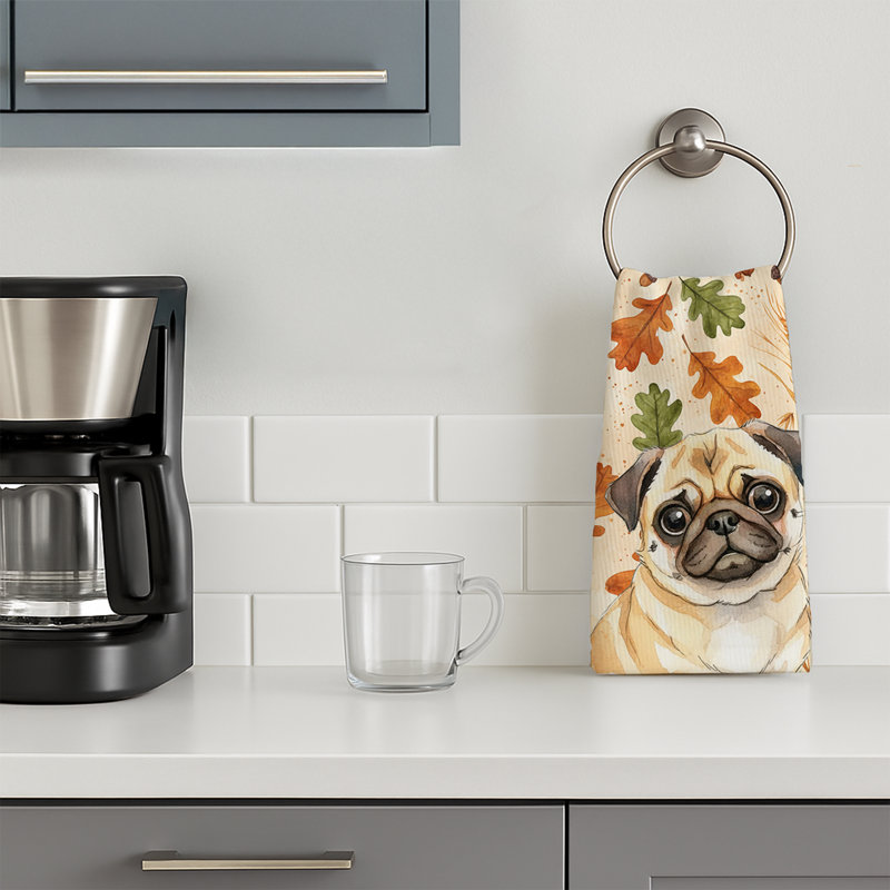 Serviette de cuisine Fawn Pug, Fug Pug