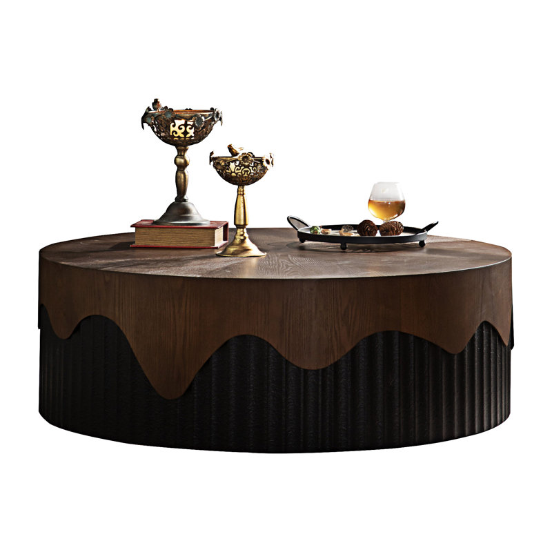 Round Wood Coffee Table