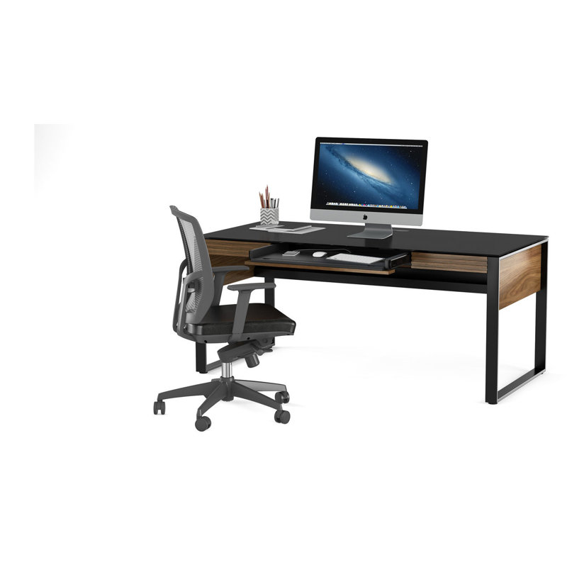 Corridor Writing Desk, Natural Walnut