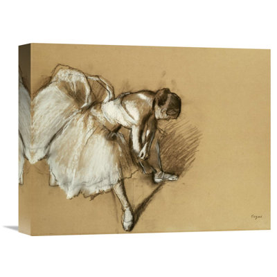 " Dancer Adjusting Her Shoe " by Edgar Degas
