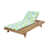Coussin vert / cadre brun clair n'est pas disponible