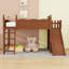 Lit mezzanine en bois avec tablettes de rangement et garde-robe-1148204770-1148204773