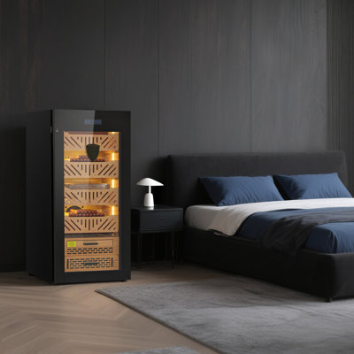 Armoire à cigares 88L avec refroidisseur à compresseur 1000 litres