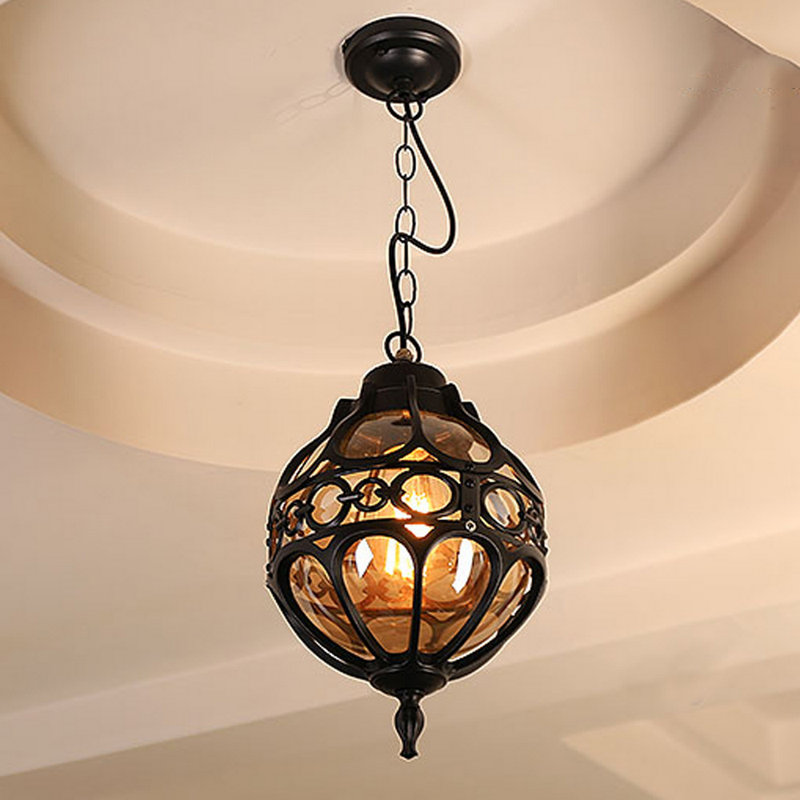 Ahlanna 1 - Light Unique/Statement Pendant, Black