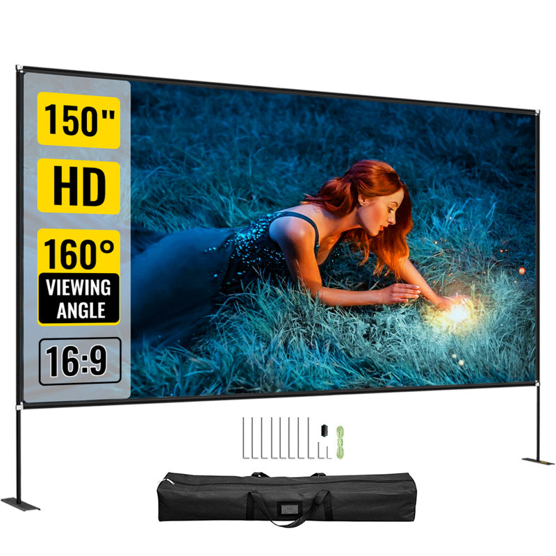 Écran de projection portable d'extérieur VEVOR