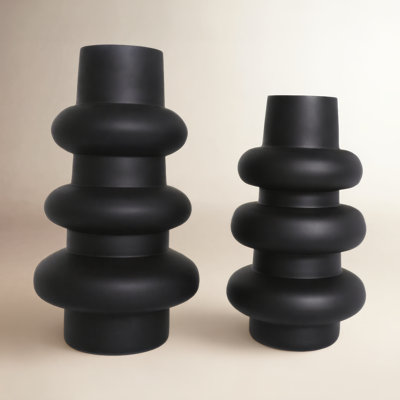 Mable 2-Piece Set Glass Table Vase