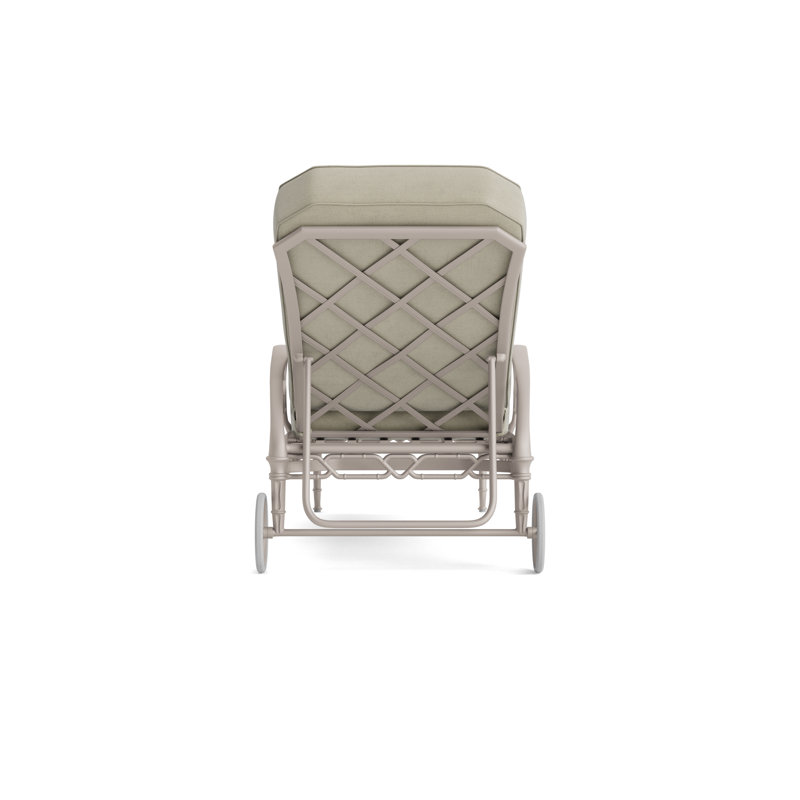 Calcutta Outdoor Chaise Lounge, Dove Smooth, Fusion Moccasian