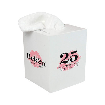 Arkwright's Box of 25 Makeup Removal Washcloths 