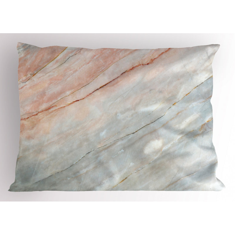 Marble Polyester Sham Set, Twin
