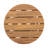 Outdoor Acacia Wood Patio Side Table, Round Coffee Table For Backyard, Lawn, Balcony,Light Teak-1195398586