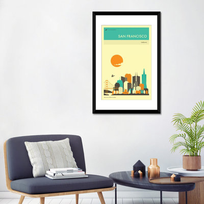 «San Francisco Skyline II», impression sur toile