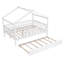 Lit en bois avec lit gigogne simple-508615578