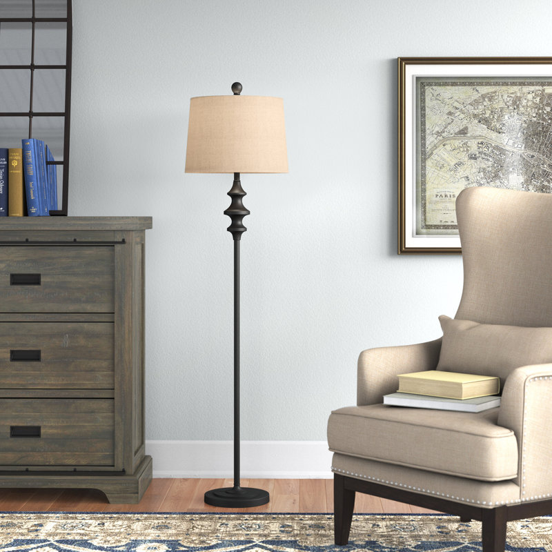 Bustillos 61'' Matte Traditional Floor Lamp