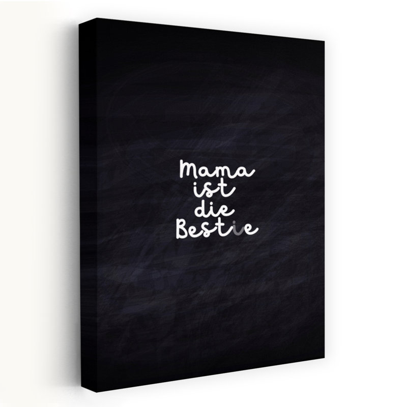 Art mural contemporain Mama, 18" H x 12" W