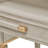 St. Charles Vanity Desk with Wall Mirror - Dove Gray