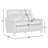 Elizabeth 58'' Upholstered Reclining Loveseat-95762834