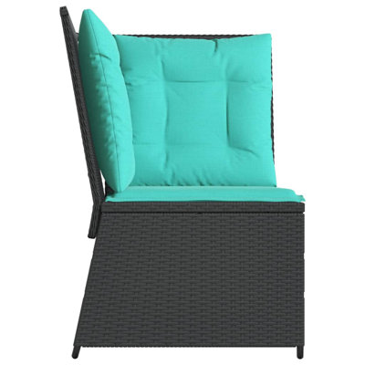 Canapé d'angle avec coussins Ebern Designs