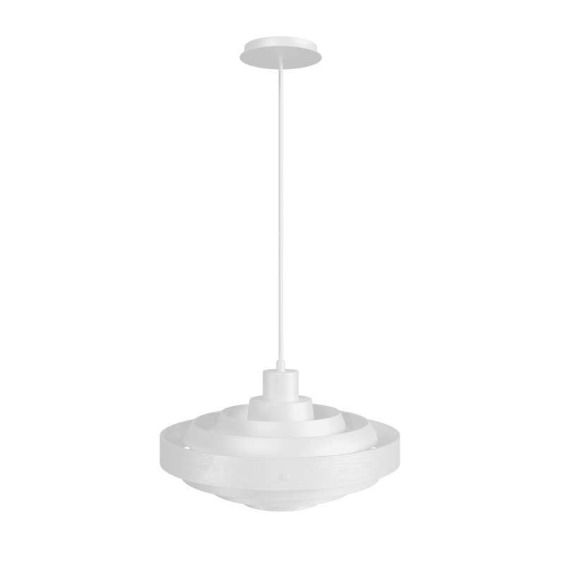 Luminaire suspendu 1 lumière Newport Collection, Blanc