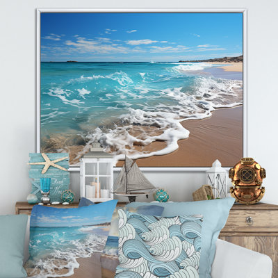 Oceanic Beach Harmony I - art mural côtier pour le salon