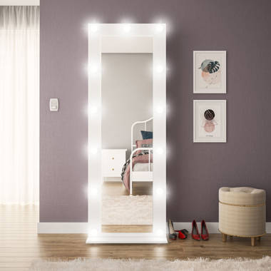 Lotus-47x22 Full Length Body LED Mirror Bedroom Long Mirror with Lights